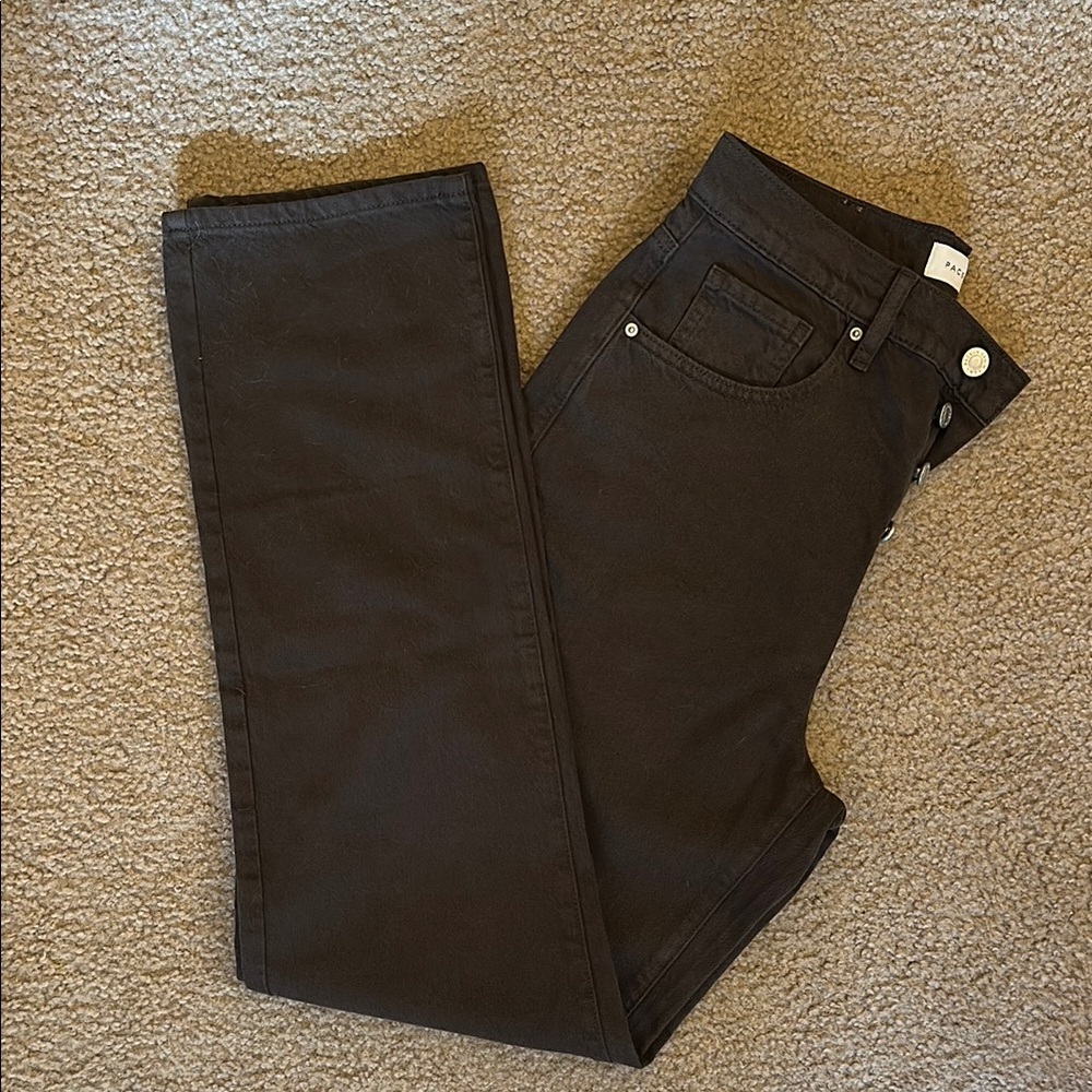 PacSun Brown Straight Leg Dad Jeans